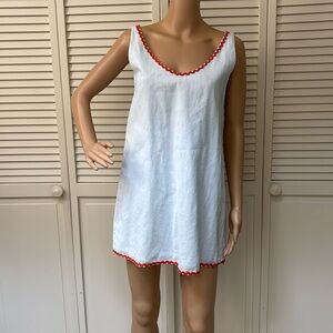 Mason's Daughter Cotton & Linen Mini Dress Small